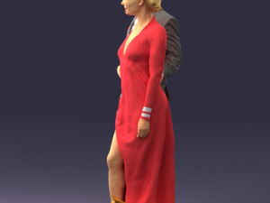 man woman and dog 0144 3d print ready 3D Print Model