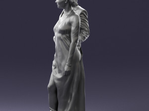 man woman and dog 0144 3d print ready 3D Print Model