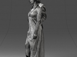 man woman and dog 0144 3d print ready 3D Print Model