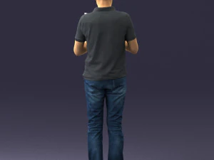 000480 Man with Book 3dp 3D Print Model