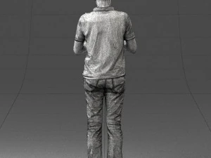 000480 Man with Book 3dp 3D Print Model
