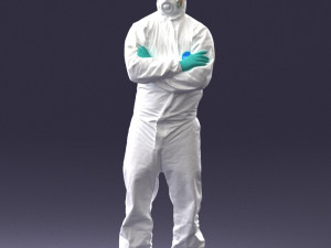 man in protective suit 0113 3d print ready 3D Print Model