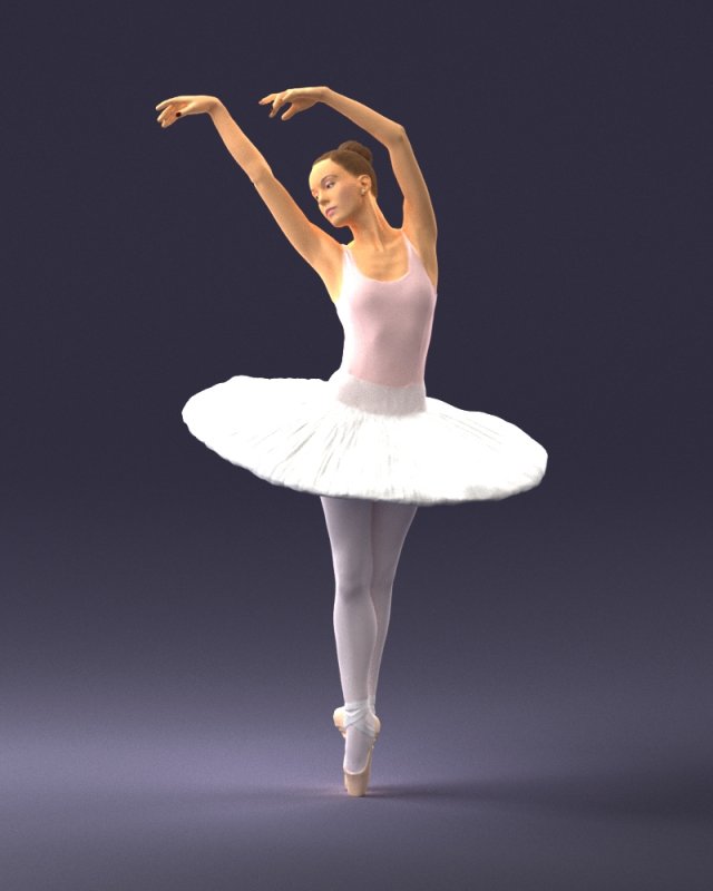 ballerina 0116 3d print ready 3D 打印模型 .c4d .max .obj .3ds .fbx .stl .blend 