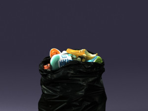 garbage bag 0147 3d print ready 3D 打印模型