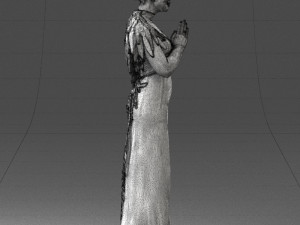 girl in dress 0150 3d print ready 3D-printmodel