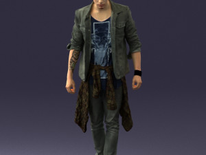 man in jeans 1053 3D Model