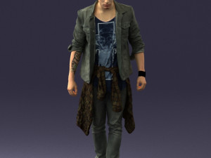 man in jeans 1053 3D-Modell