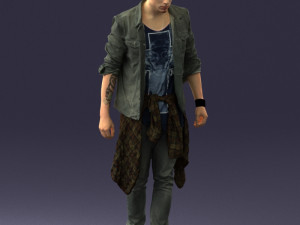 man in jeans 1053 3D-Modell