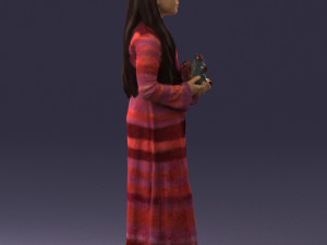 girl with toys 0157 Model 3D