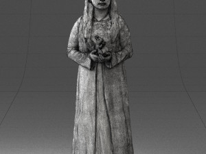 girl with toys 0157 Model 3D