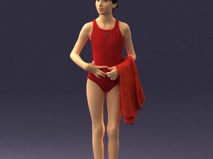girl in swimsuit 0161 3d print ready 3D Print Model