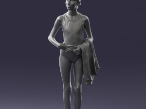 girl in swimsuit 0161 3d print ready Modello di stampa 3D