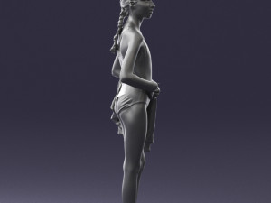 girl in swimsuit 0161 3d print ready Modello di stampa 3D