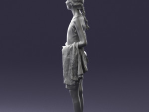 girl in swimsuit 0161 3d print ready Modello di stampa 3D