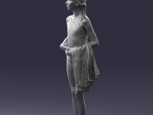 girl in swimsuit 0161 3d print ready Modello di stampa 3D