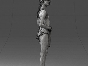 girl in swimsuit 0161 3d print ready Modello di stampa 3D
