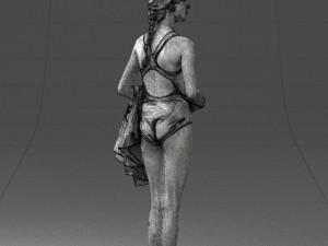 girl in swimsuit 0161 3d print ready Modello di stampa 3D