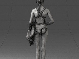 girl in swimsuit 0161 3d print ready Modello di stampa 3D