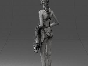 girl in swimsuit 0161 3d print ready Modello di stampa 3D