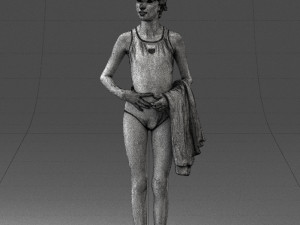 girl in swimsuit 0161 3d print ready Modello di stampa 3D