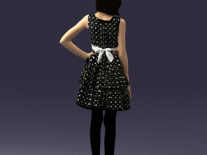 girl in pose 0173 3d print ready Modèles 3D en vedette