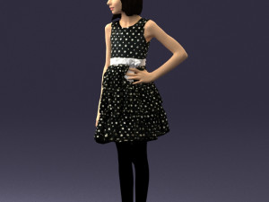 girl in pose 0173 3d print ready Modèles 3D en vedette