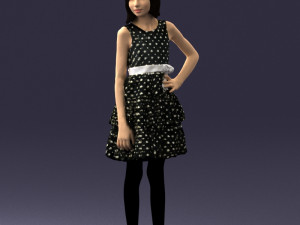 girl in pose 0173 3d print ready Modèles 3D en vedette