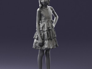 girl in pose 0173 3d print ready Modèles 3D en vedette