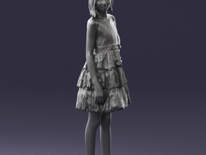 girl in pose 0173 3d print ready Modèles 3D en vedette