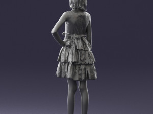 girl in pose 0173 3d print ready Modèles 3D en vedette