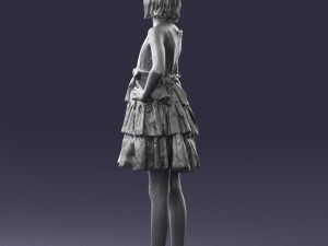 girl in pose 0173 3d print ready Modèles 3D en vedette