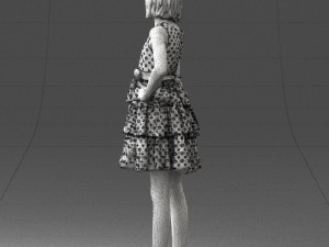 girl in pose 0173 3d print ready Modèles 3D en vedette