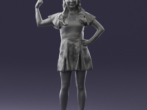 woman in pose 0193 3D Модель