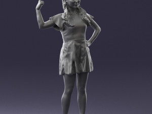woman in pose 0193 3D Модель