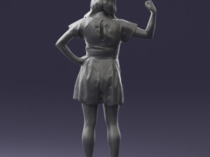 woman in pose 0193 3D Модель