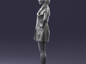 woman in pose 0193 3D Модель