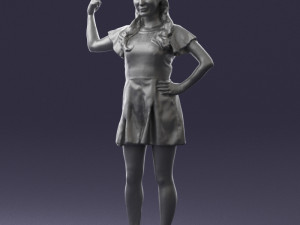 woman in pose 0193 3D Модель