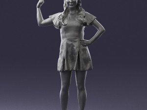 woman in pose 0193 3D Модель