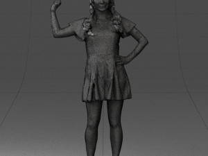 woman in pose 0193 3D Модель