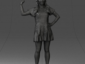woman in pose 0193 3D Модель