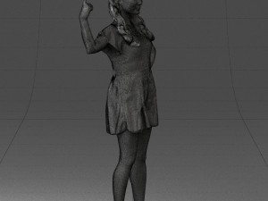 woman in pose 0193 3D Модель