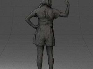 woman in pose 0193 3D Модель