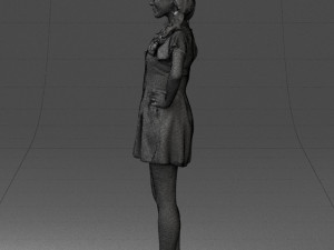 woman in pose 0193 3D Модель