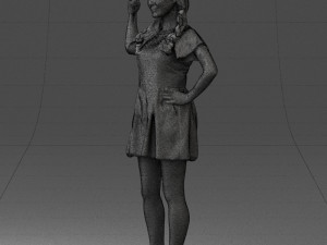 woman in pose 0193 3D Модель