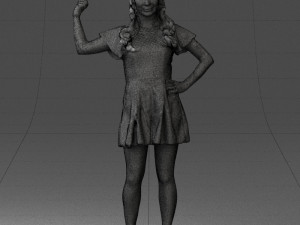 woman in pose 0193 3D Модель