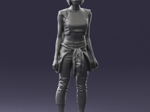 woman in tracksuit 0211 3d print ready 3D Print Model