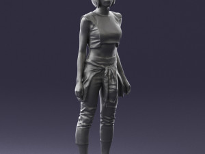 woman in tracksuit 0211 3d print ready 3D Print Model