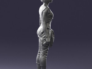 woman in tracksuit 0211 3d print ready 3D Print Model