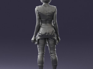 woman in tracksuit 0211 3d print ready 3D Print Model