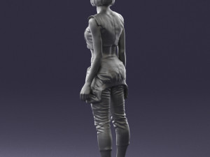 woman in tracksuit 0211 3d print ready 3D Print Model